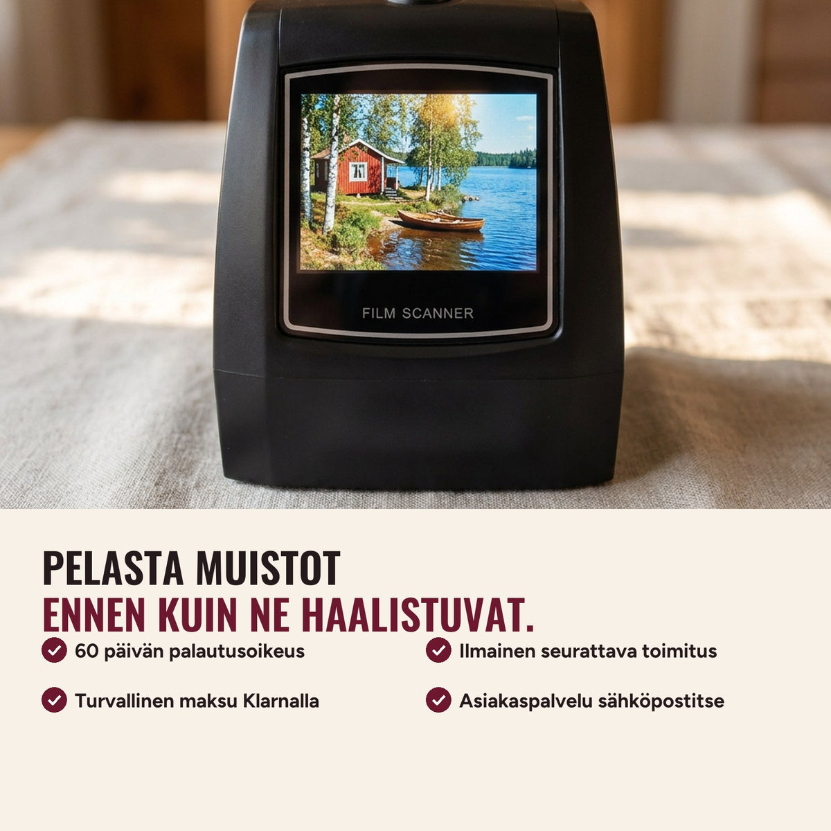 Pelasta muistot ennen kuin ne haalistuvat
