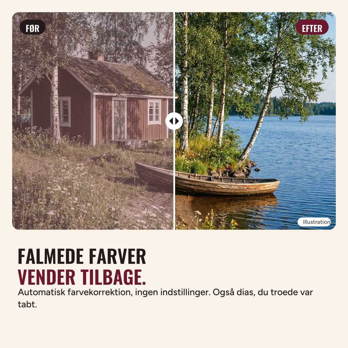 Falmede farver vender tilbage