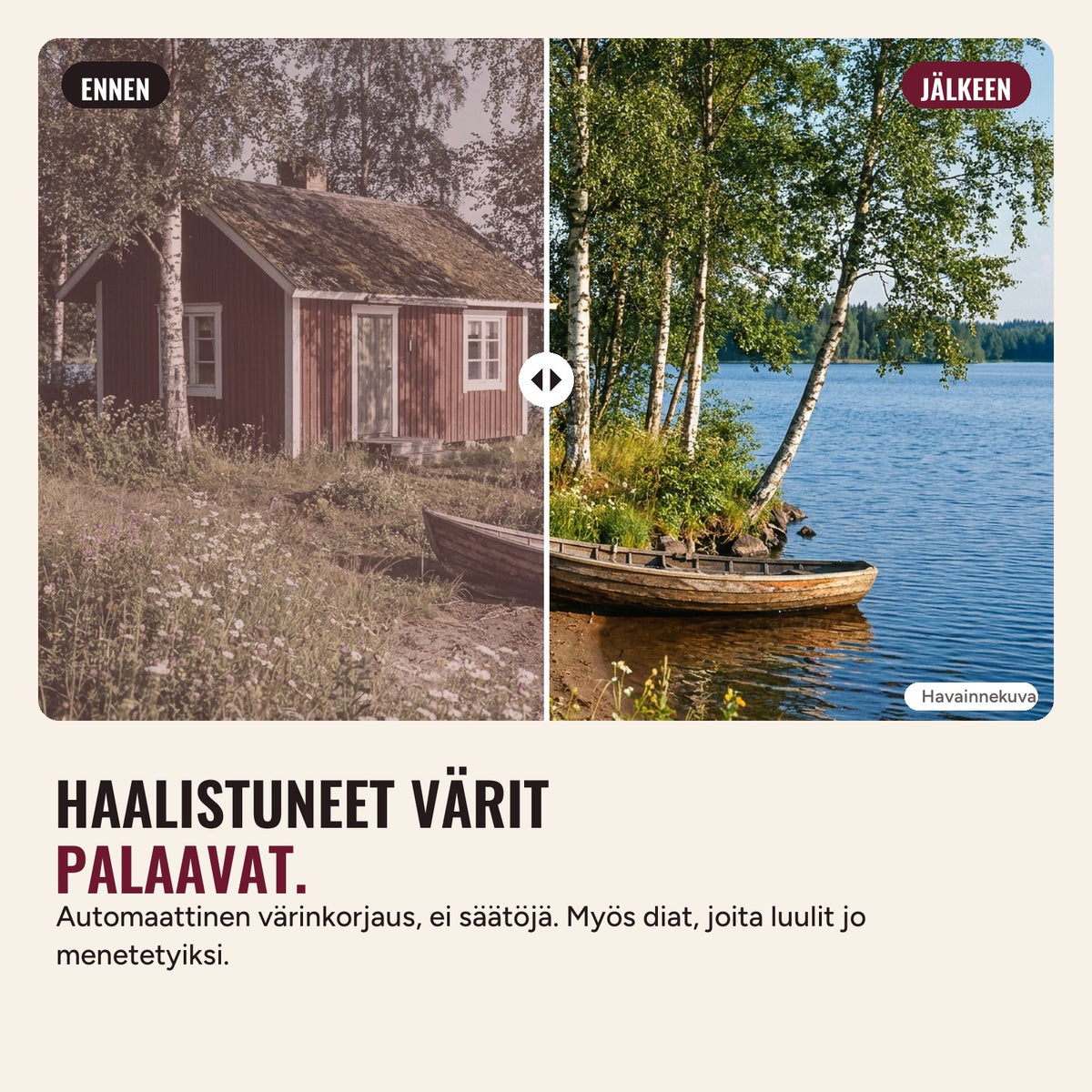 Haalistuneet värit palaavat