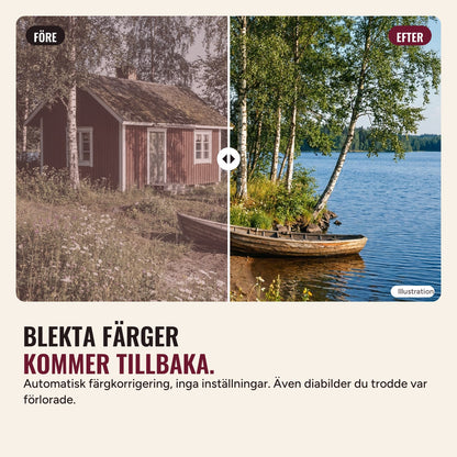 Blekta färger kommer tillbaka