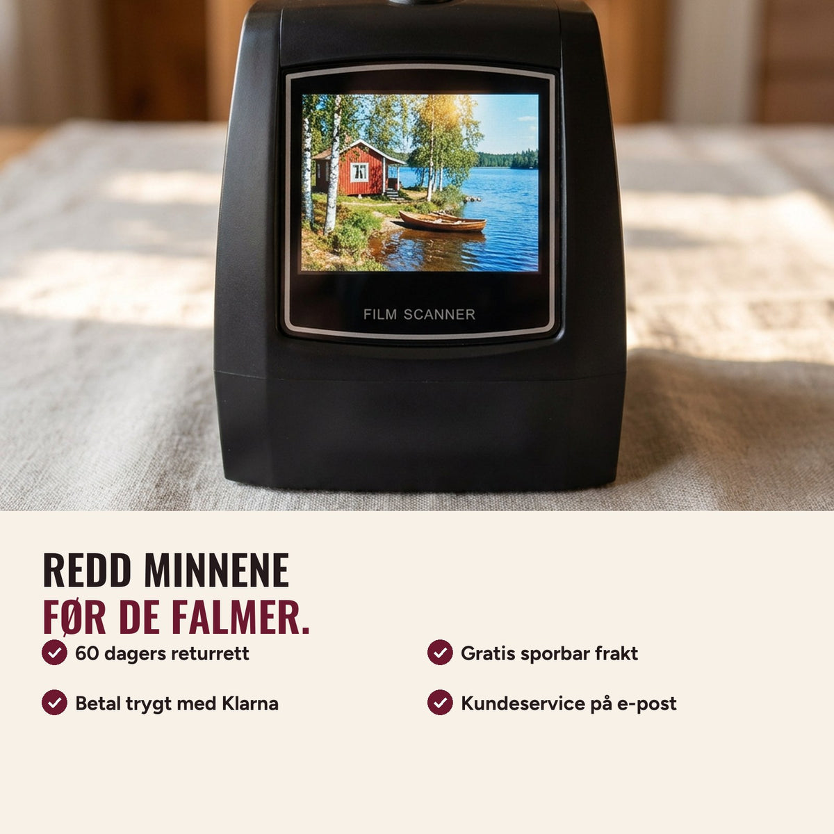 Redd minnene før de falmer