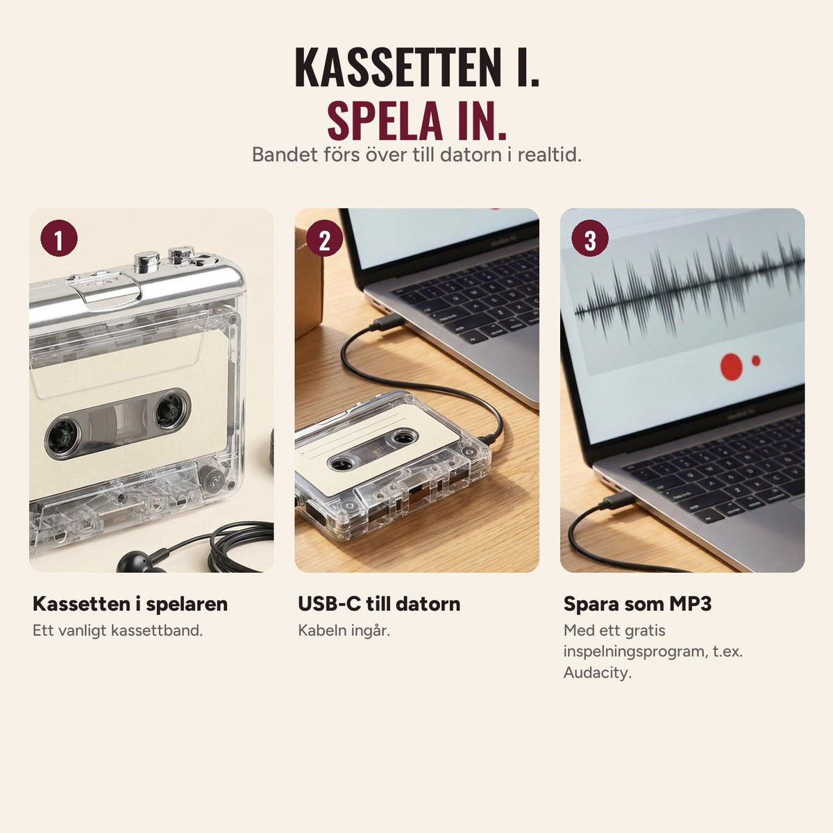 Så fungerar Kassetträddaren