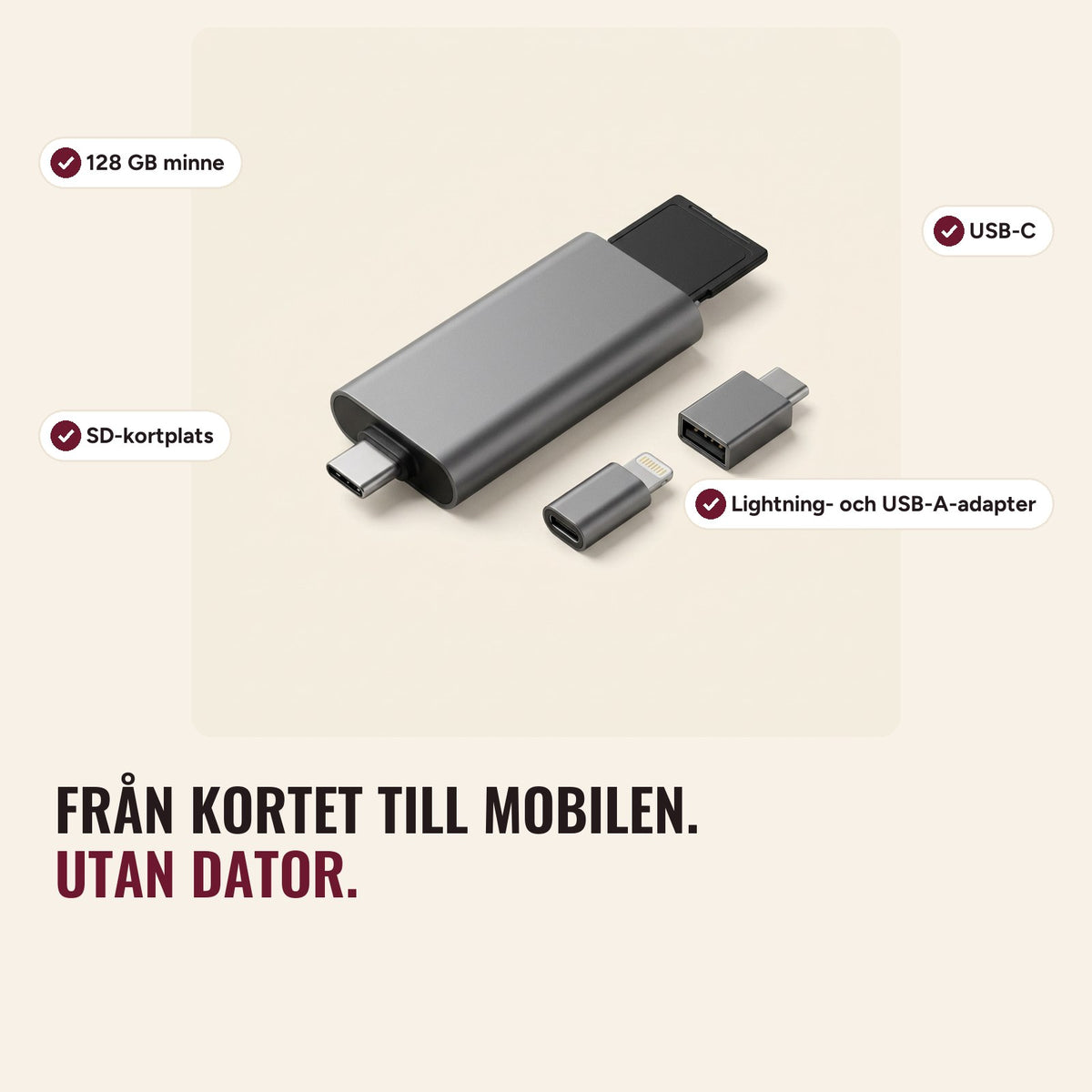 Överföringsstickans funktioner