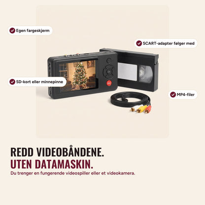 Videoredderens funksjoner