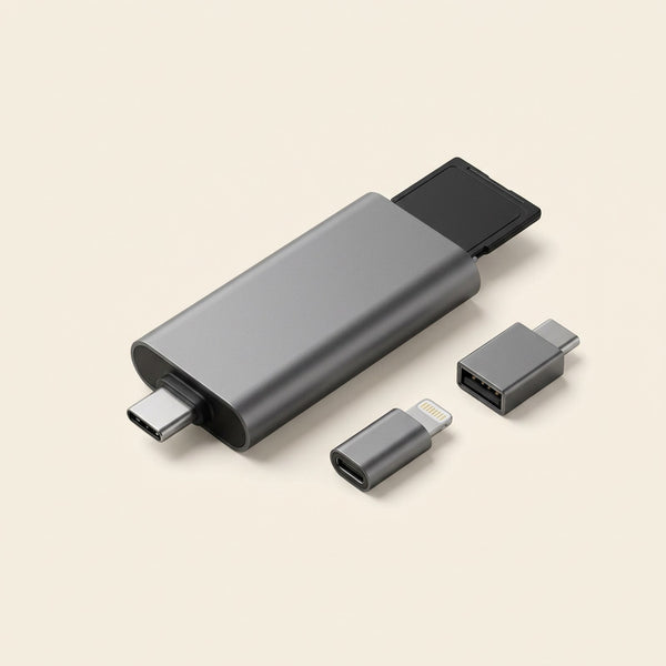 Fotora Overførselsstik™ med SD-kort og adaptere