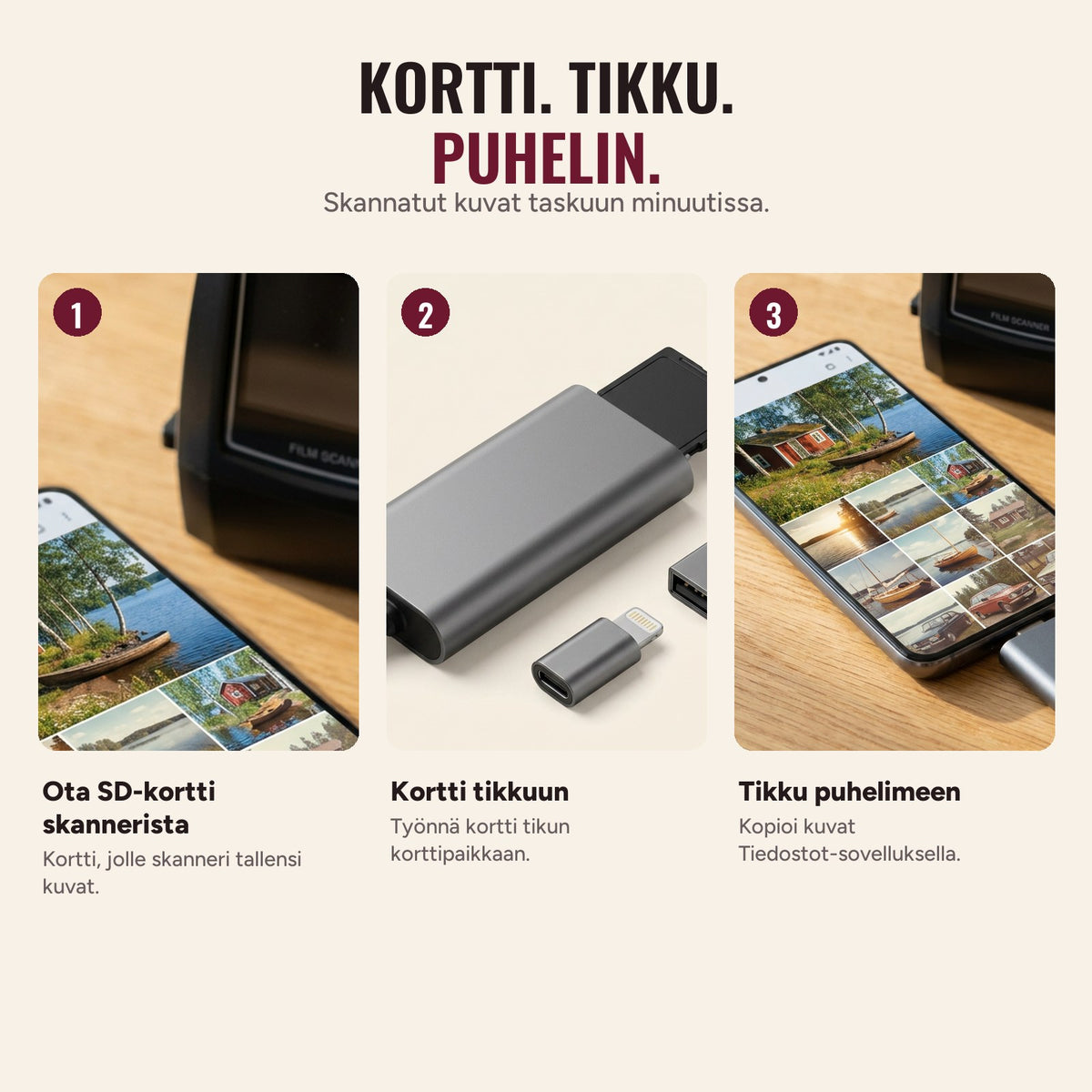Näin Siirtotikku toimii
